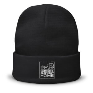 Bring The Elephant Home Classic Knit Beanie