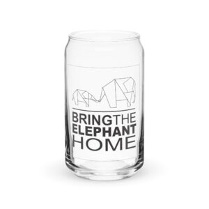 Can-shaped glass