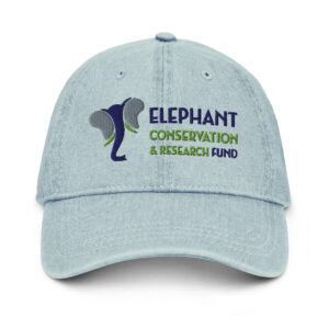 Elephant Conservation & Research Fund Vintage Denim Hat | Unstructured, Pigment-Dyed Cotton, Adjustable