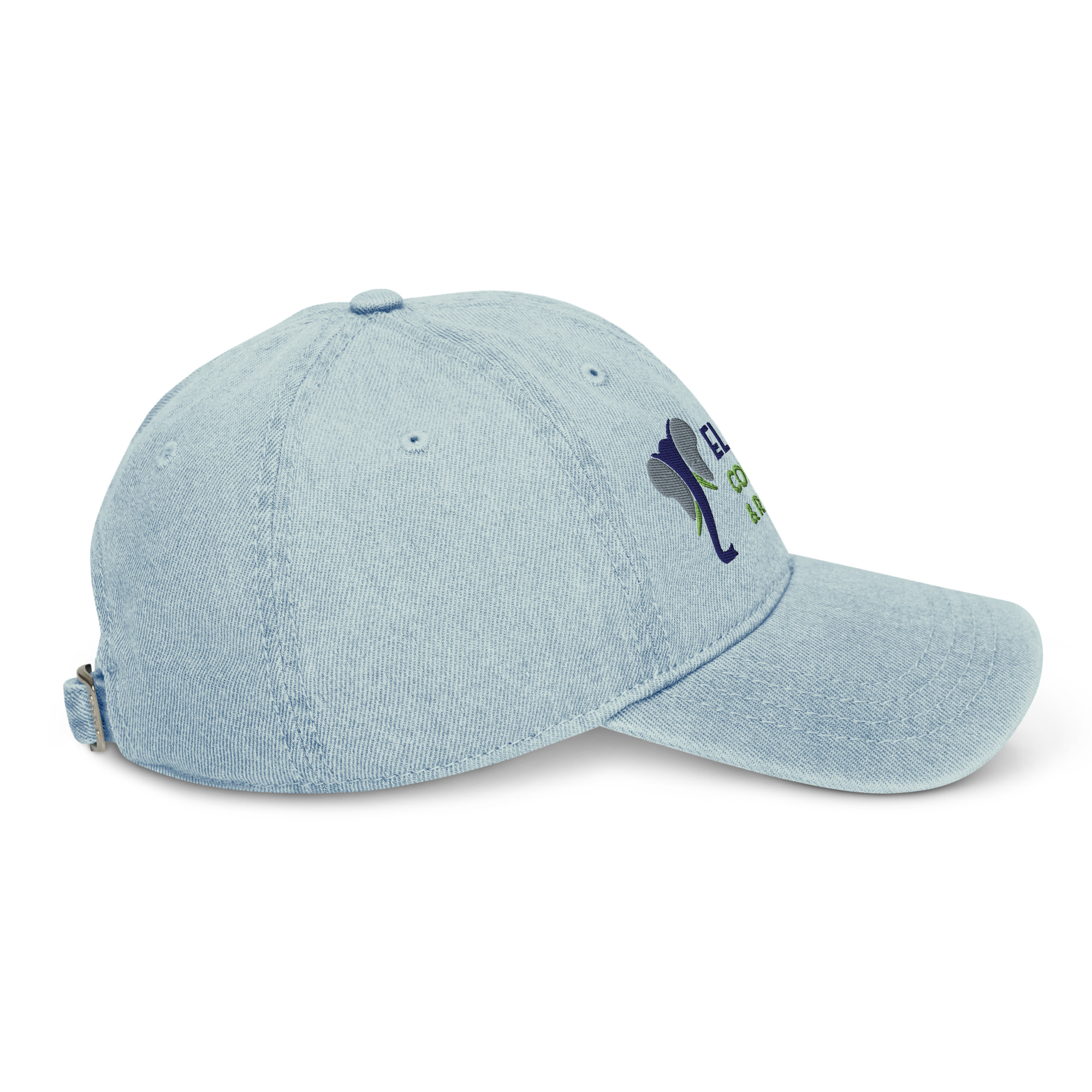 Elephant Conservation & Research Fund Vintage Denim Hat | Unstructured, Pigment-Dyed Cotton, Adjustable - Image 8