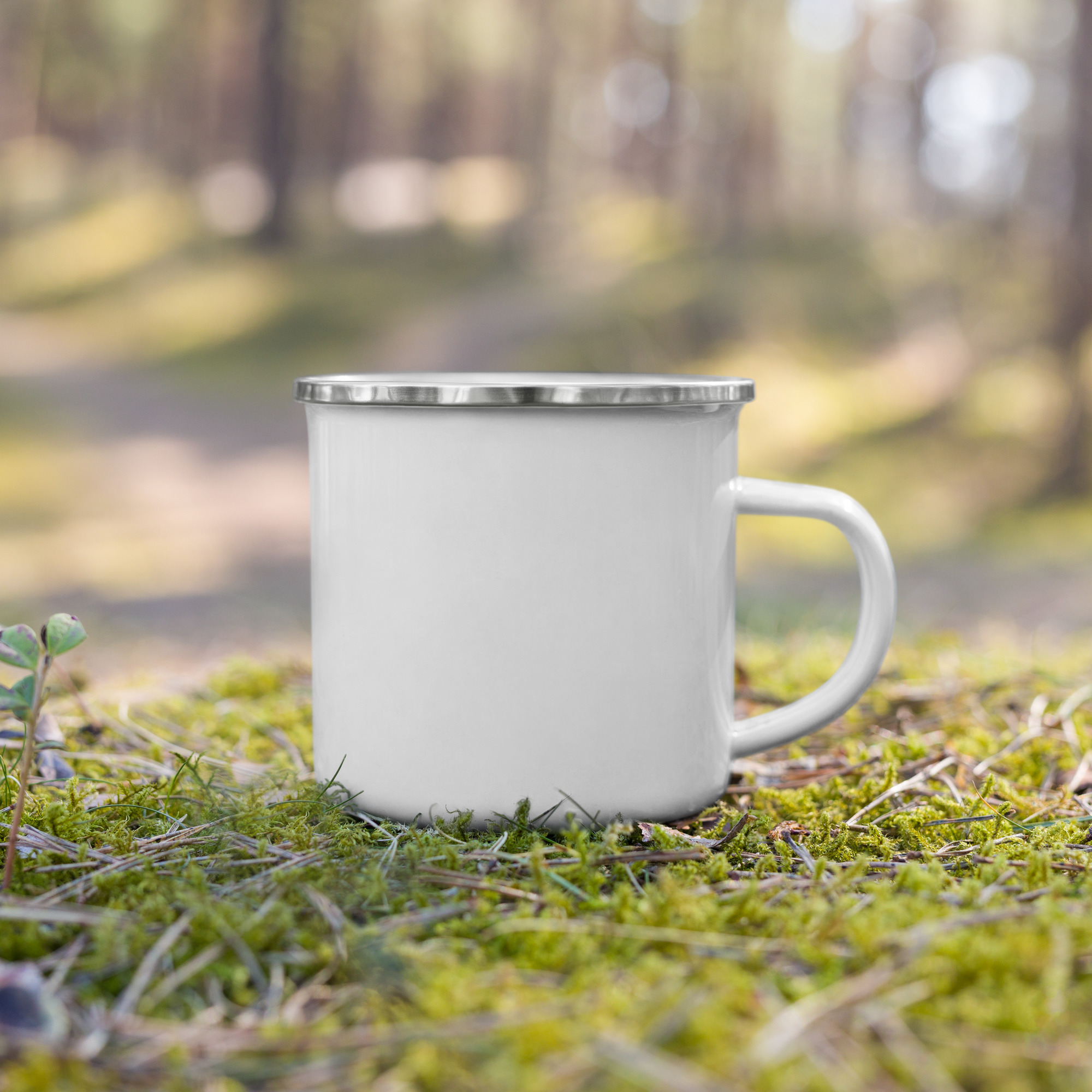 Big Tusk Energy Elephant Enamel Mug | Lightweight, Durable Camping Cup - Image 2